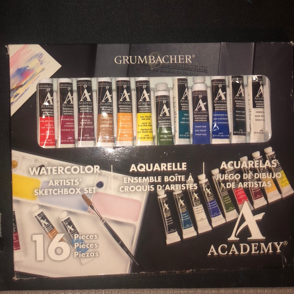 Grumbacher paints brand new 16 piece set!
